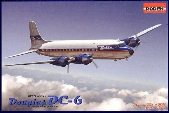 1/144 Roden DC6 Delta Airlines - Squadron.com