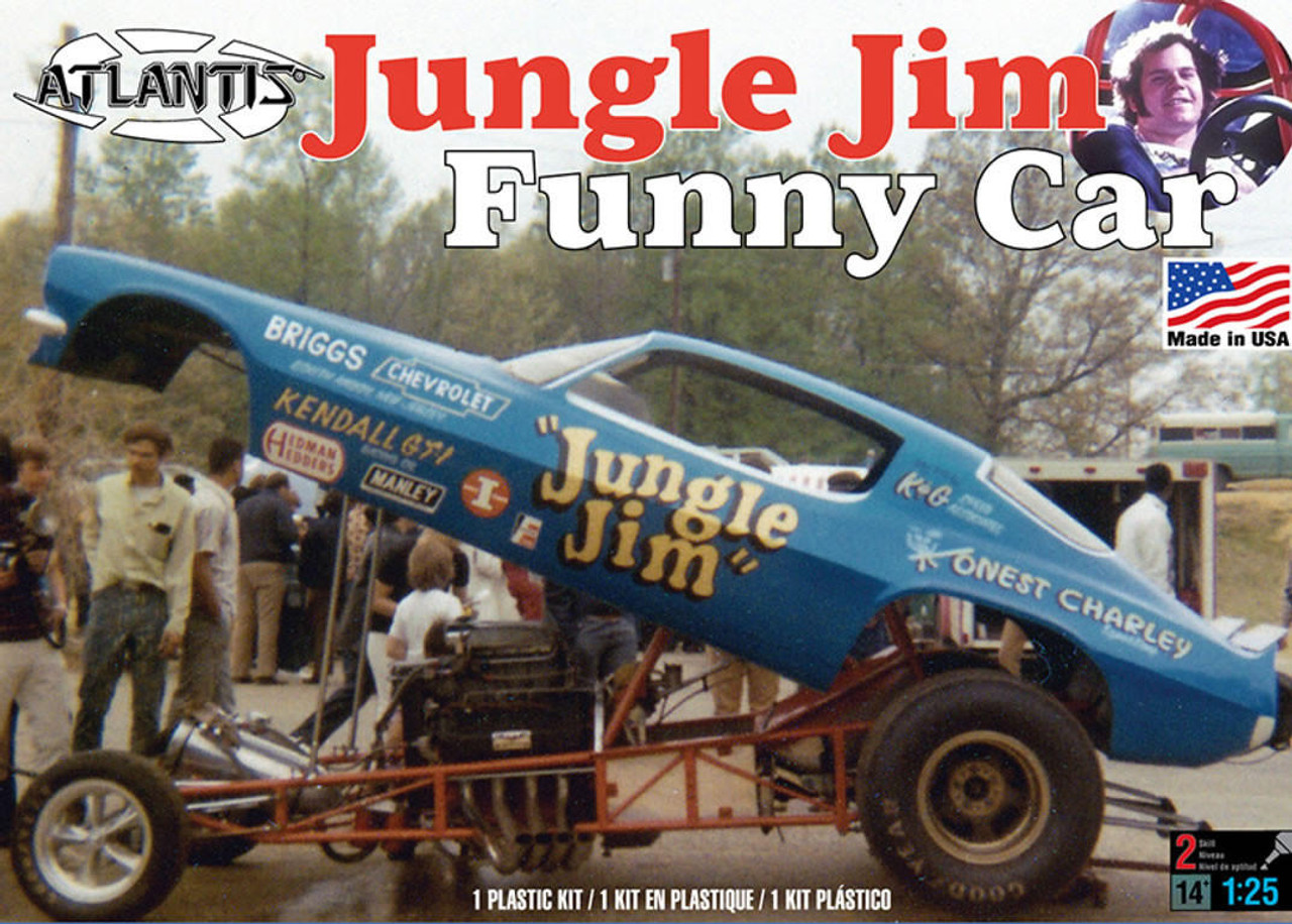 ALM1440 1/25 Atlantis Models 1971 Jungle Jim Camaro Funny Car MMD Squadron