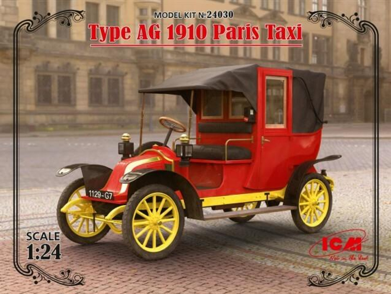 1/24 ICM Type AG 1910 Paris Taxi - Squadron.com