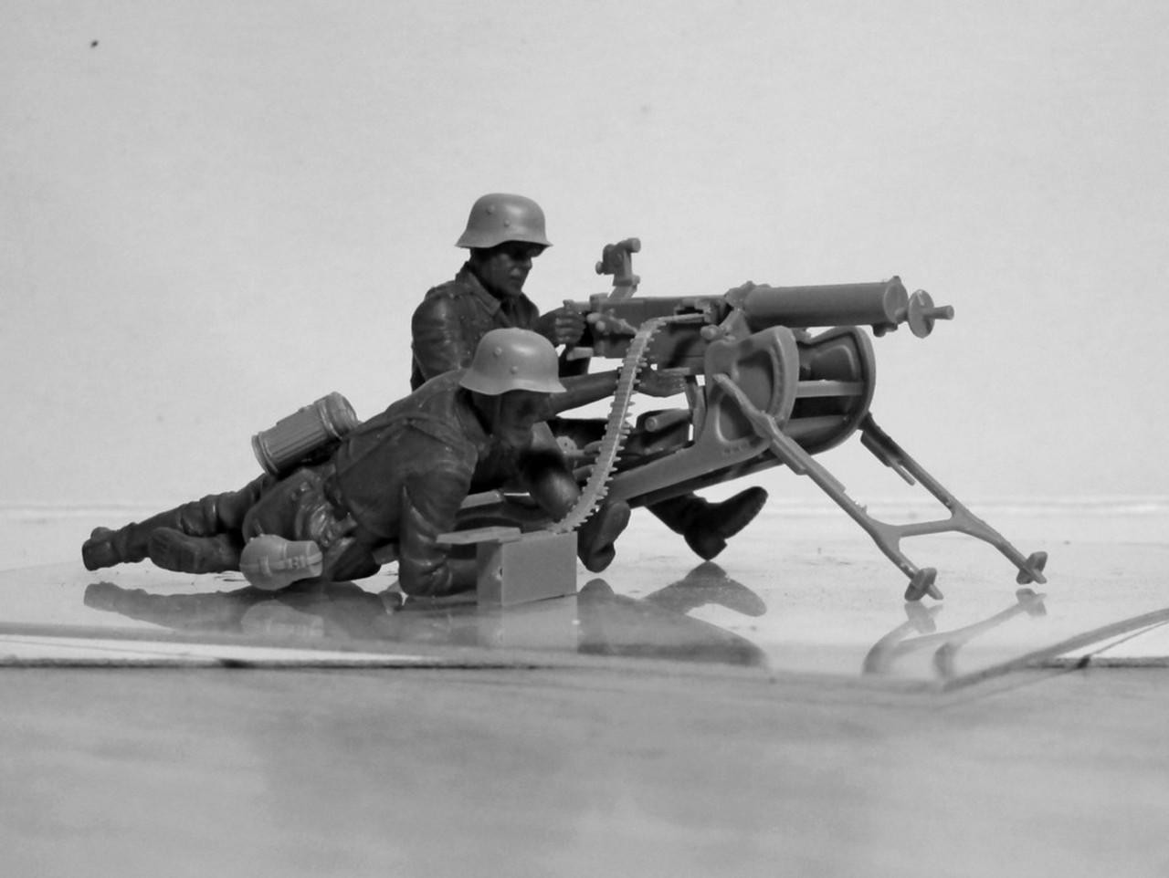 ビンテージモデル1/400 German WWII M24Minesweeper Original German WWII MG 34 Display Machine Gun with Basket
