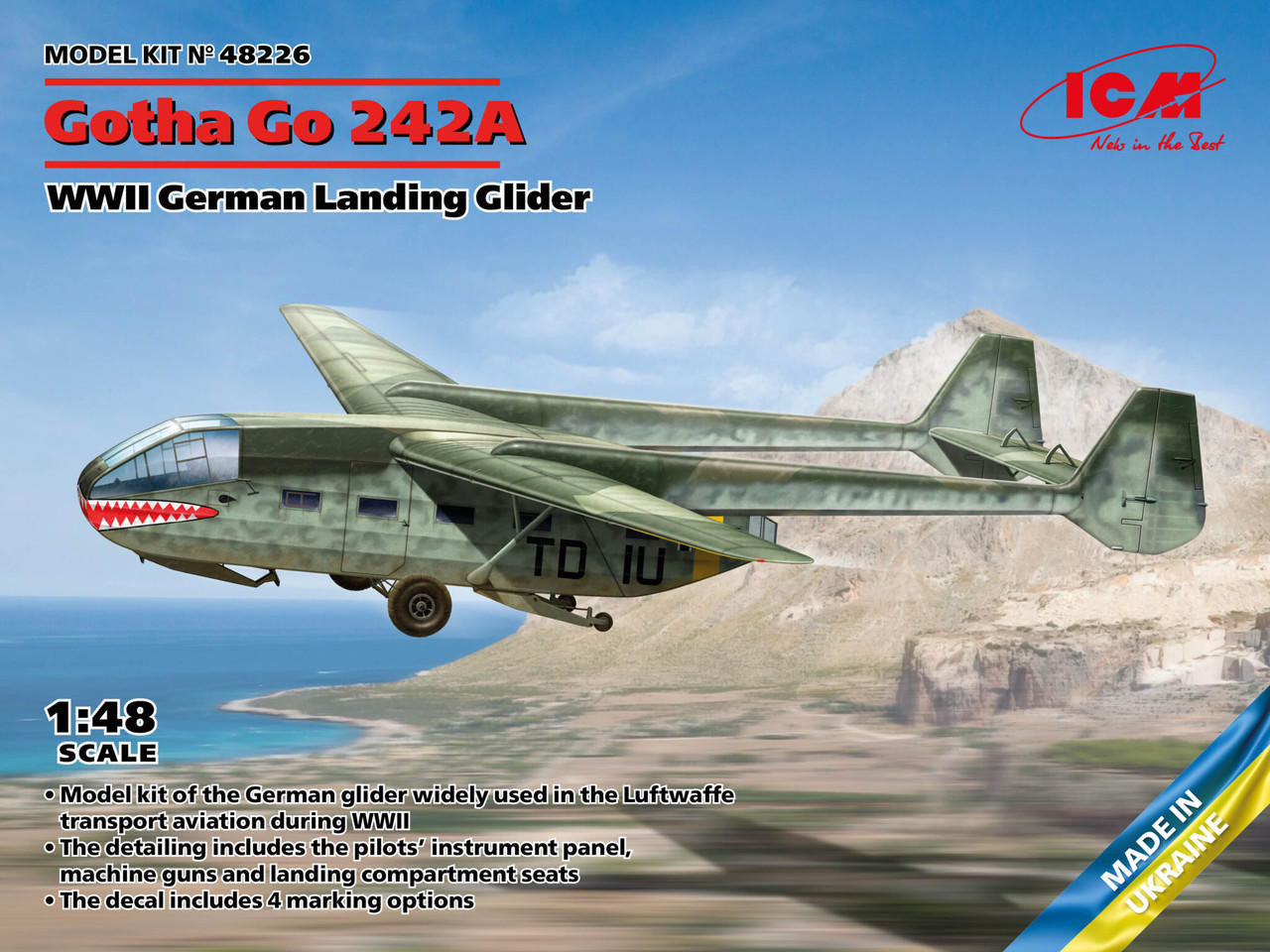 ICM48226 1/48 ICM Gotha Go 242A, WWII German Landing Glider - MMD Squadron