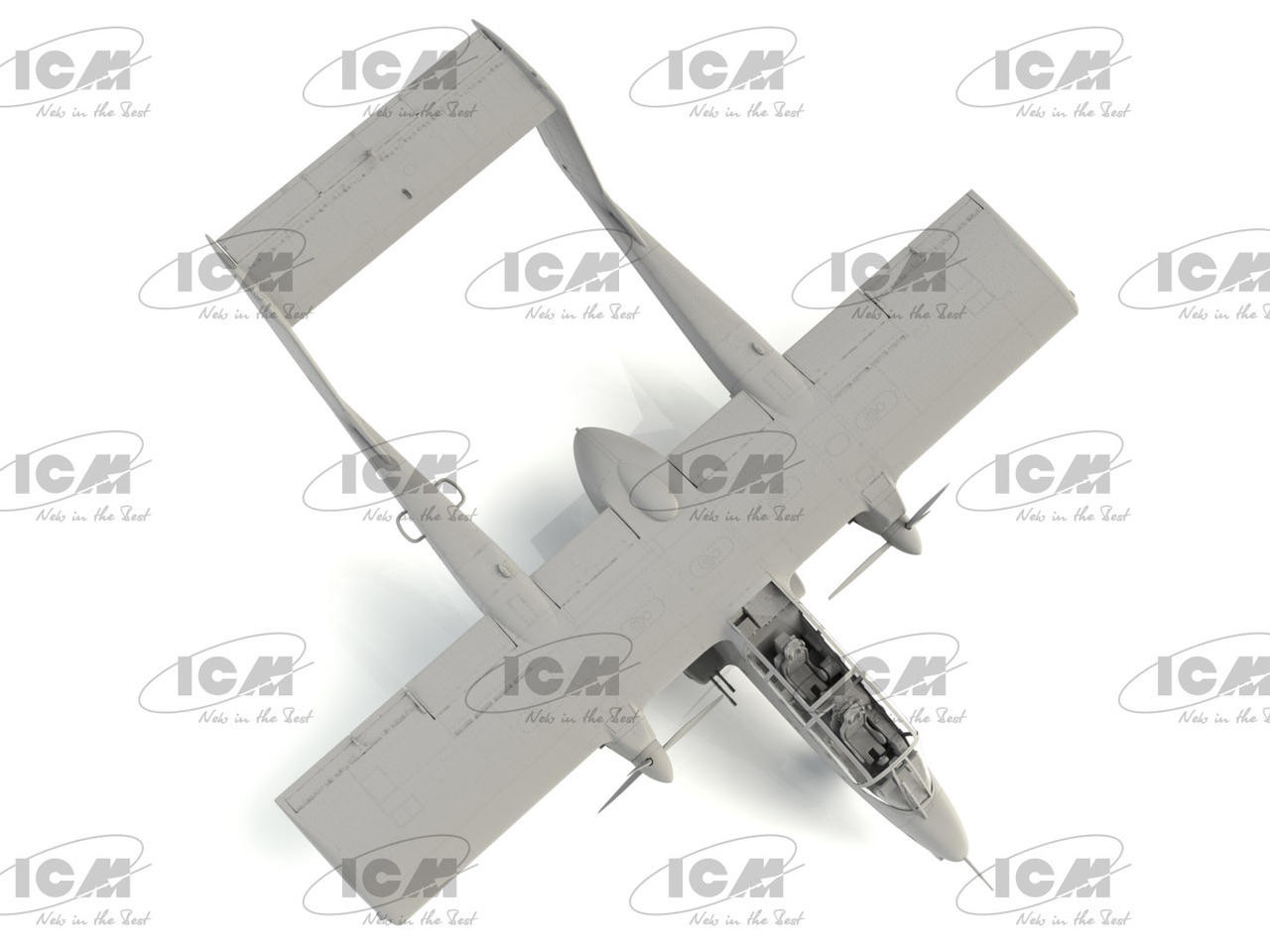 1/48 ICM OV-10A Bronco US Attack Aircraft Plastic Model Kit