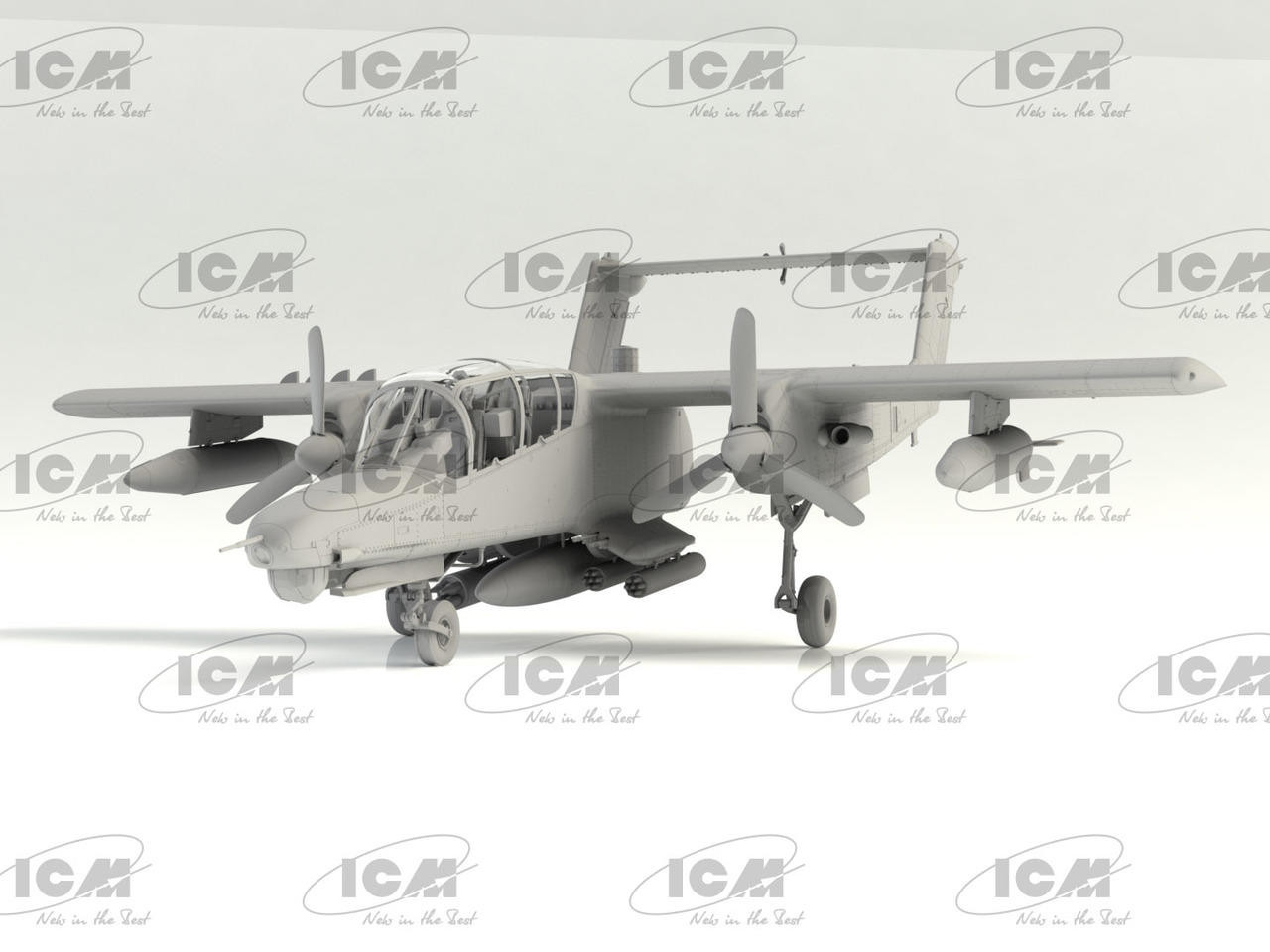 1/48 ICM OV-10D+ Bronco US Attack Aircraft - FreeTimeHobbies.com