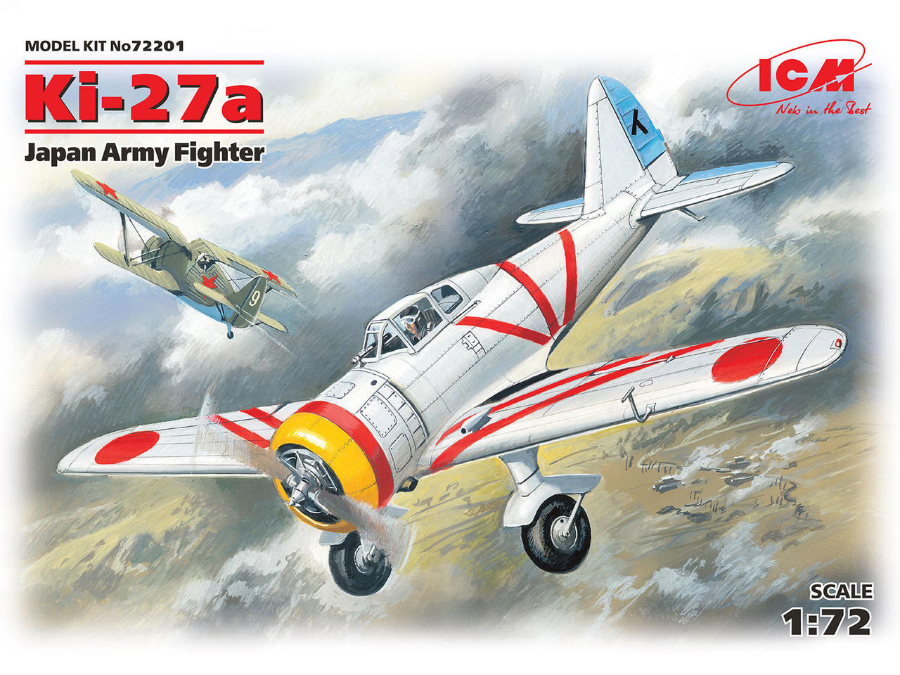 ＊完成＊a.mk様オーダー 1/72 ICM Ki-27a, Japan Army Fighter - Squadron.com
