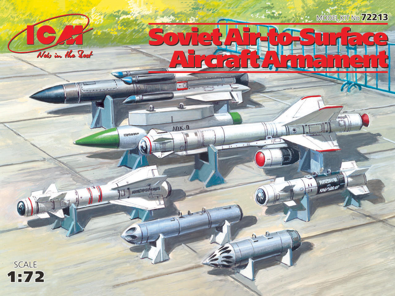 1/72 ICM Soviet Air-to-Surface Aircraft Armament (X-29T, X-31P, X