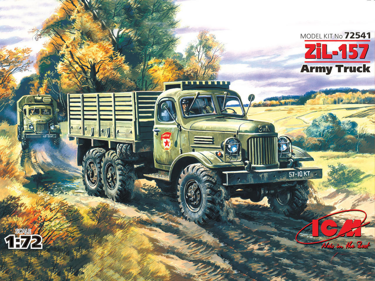 1/72 ICM ZiL-157 Army Truck Plastic Model Kit - Squadron.com