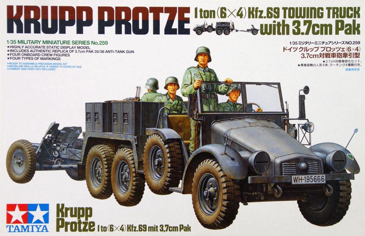 1/35 Tamiya Krupp ProtZe It Plastic Model Kit - Squadron.com