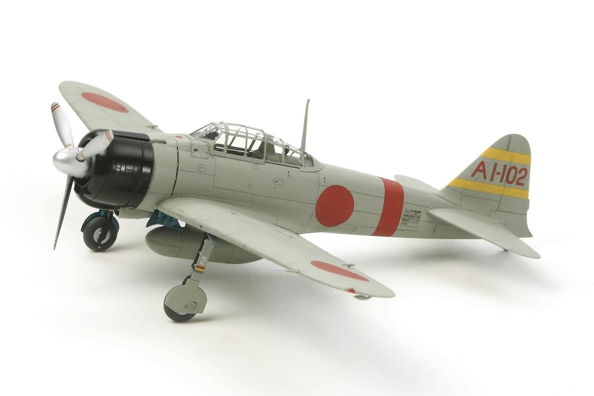 1/72 Tamiya Mitsubishi A6M2B Zeke Plastic Model Kit - Squadron.com