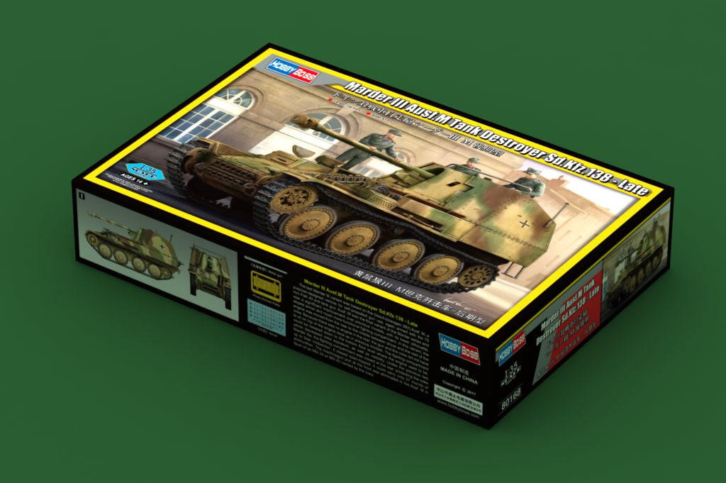 1/35 Hobby Boss Marder III Ausf.M Tank Destroyer Sd.Kfz.138 - Late