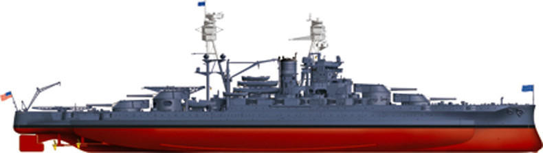 1/350 Artwox USS Arizona BB-39 1941 Wood Deck