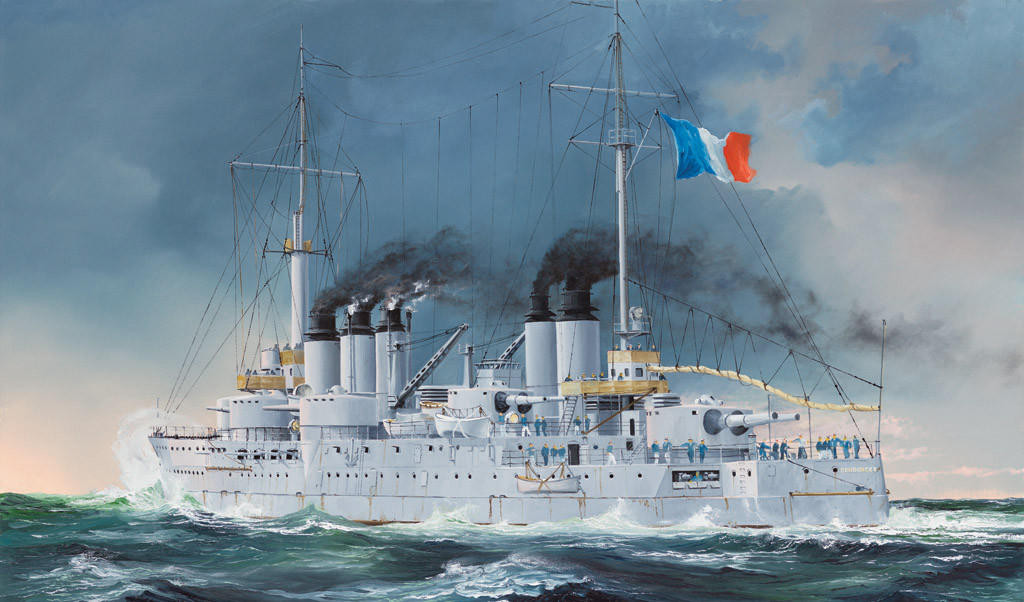 1/350 Hobby Boss French Navy Pre-Dreadnought Battleship Condorcet
