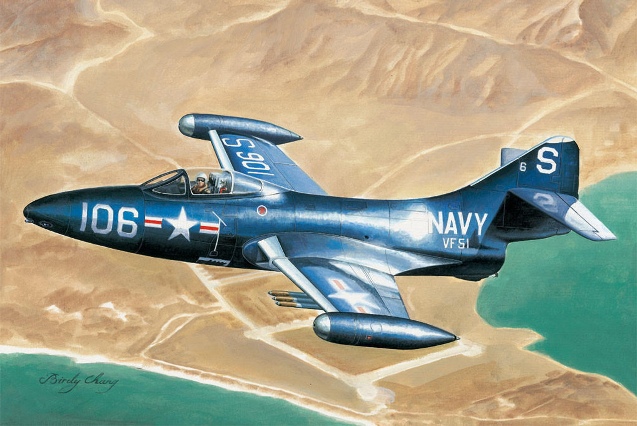 F9-Fニャンサー1/72 F9-Fニャンサー1/72 1/72 F9F-2 Panther (U.S. Navy Carrier
