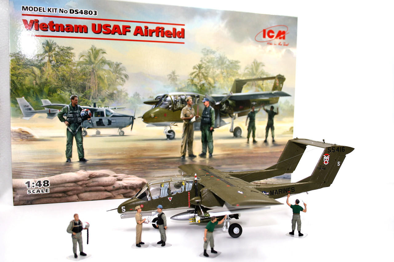 航空機・ヘリコプター ICM Vietnam USAF Airfield 1:48 Vietnam USAF Airfield | IPMS/USA Reviews