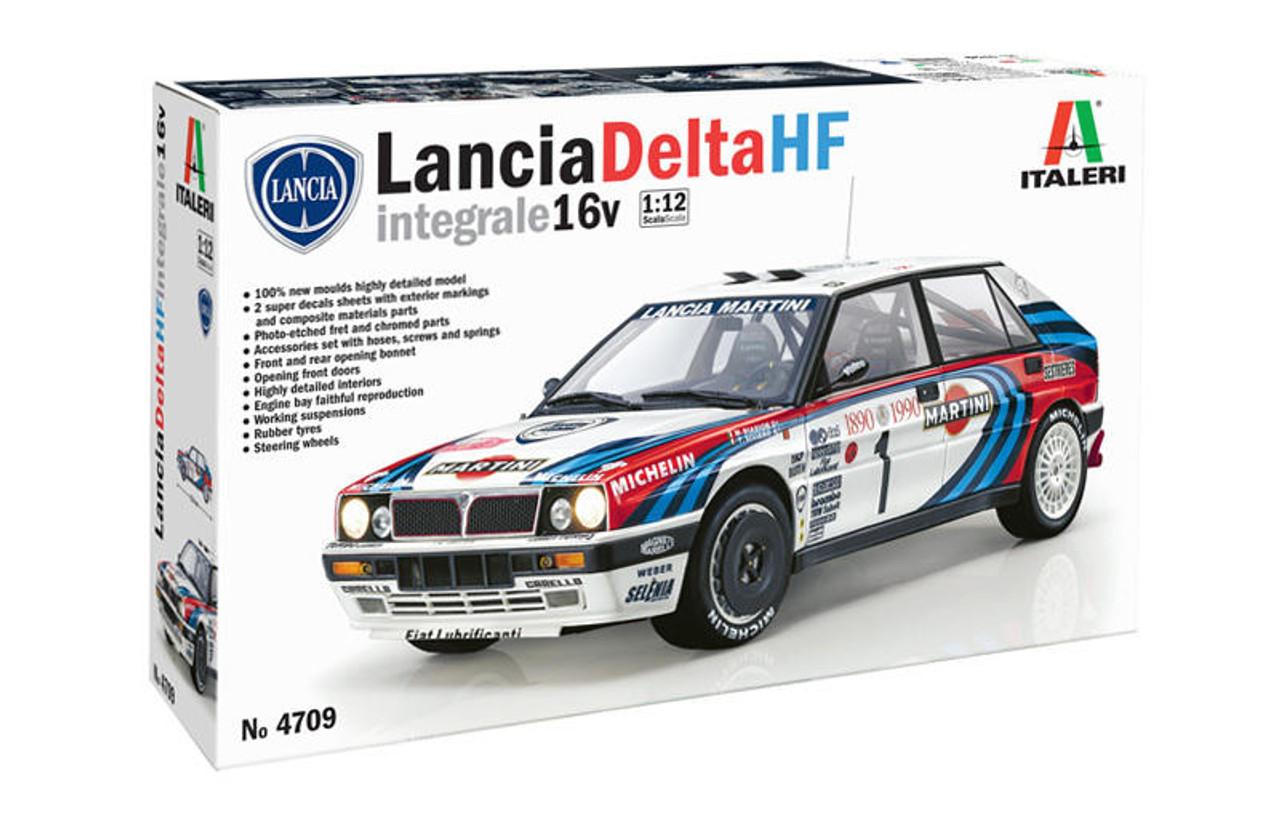 【超特価新作】(送料込) ITALERI イタレリ 1/12 LANCIA DELTA HF INTEGRALE MARTINI 16V RALLY MONTECARLO ランチア デルタ ラリー