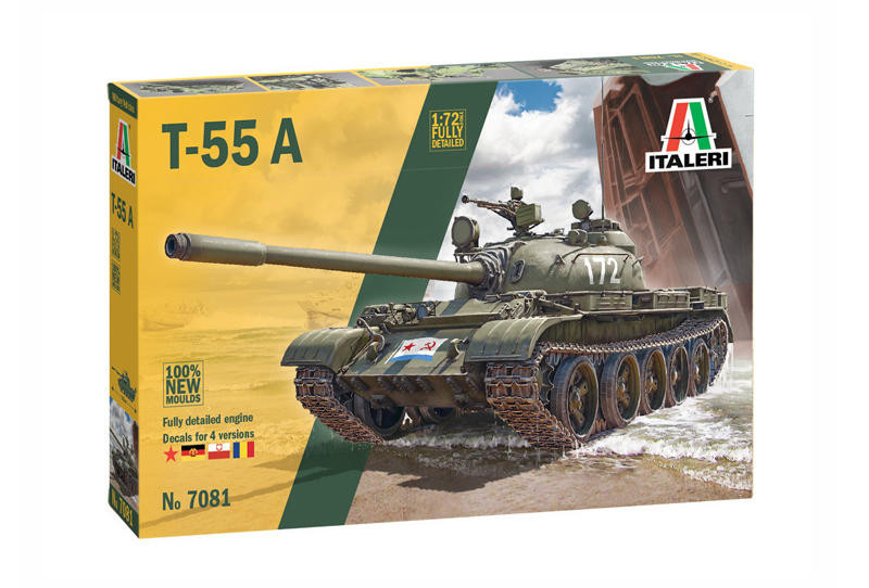 1/72 Italeri T55A Medium Tank - Squadron.com