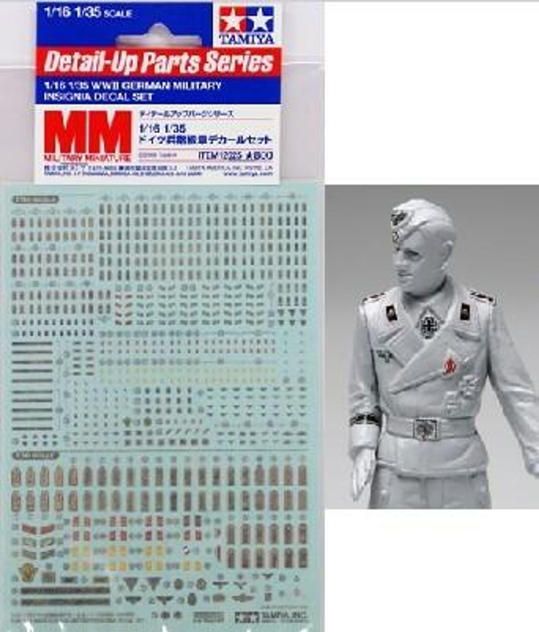 TAM12625 1/35 - 1/16 WWII German Military Insignia Decal Set MMD Squadron