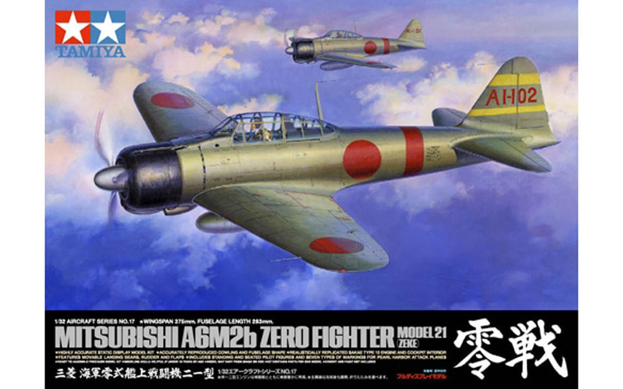 1/32 A6M2b Model 21 Zeke Zero Fighter