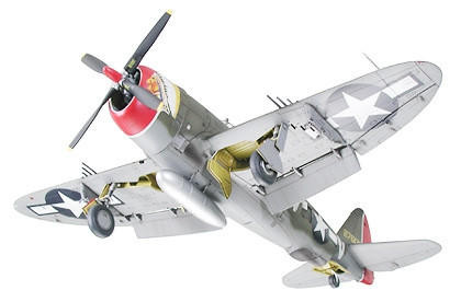 1/48 Tamiya Republic P-47D Thunderbolt Razorback Fighter Plastic