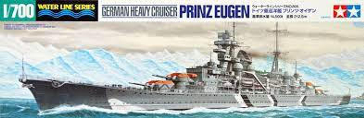 TAM31805 1/700 German Prinz Eugen Heavy Cruiser Waterline  MMD Squadron