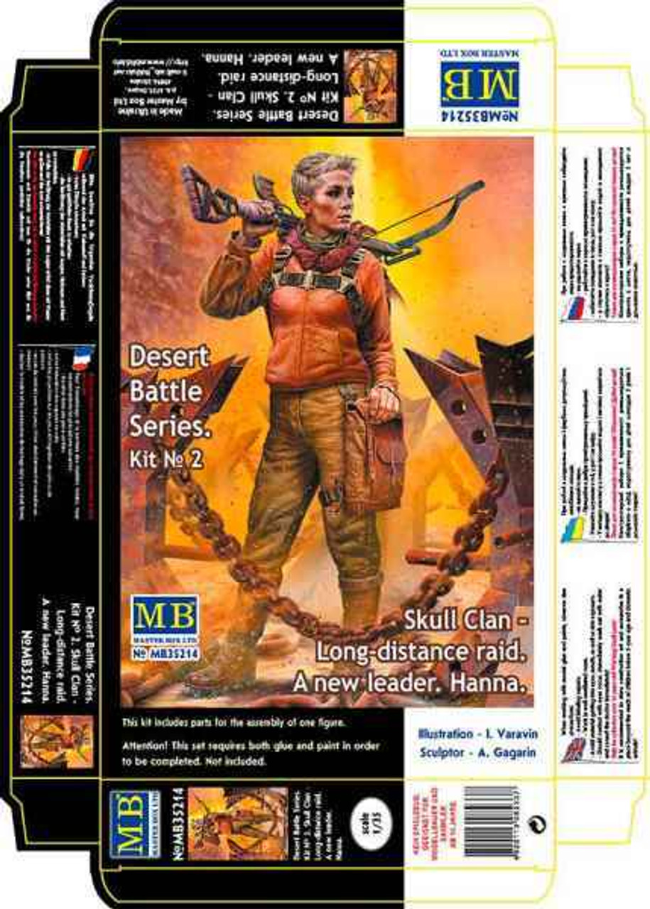 1/35 Master Box Desert Battle Long Distance Raid Skull Clan New