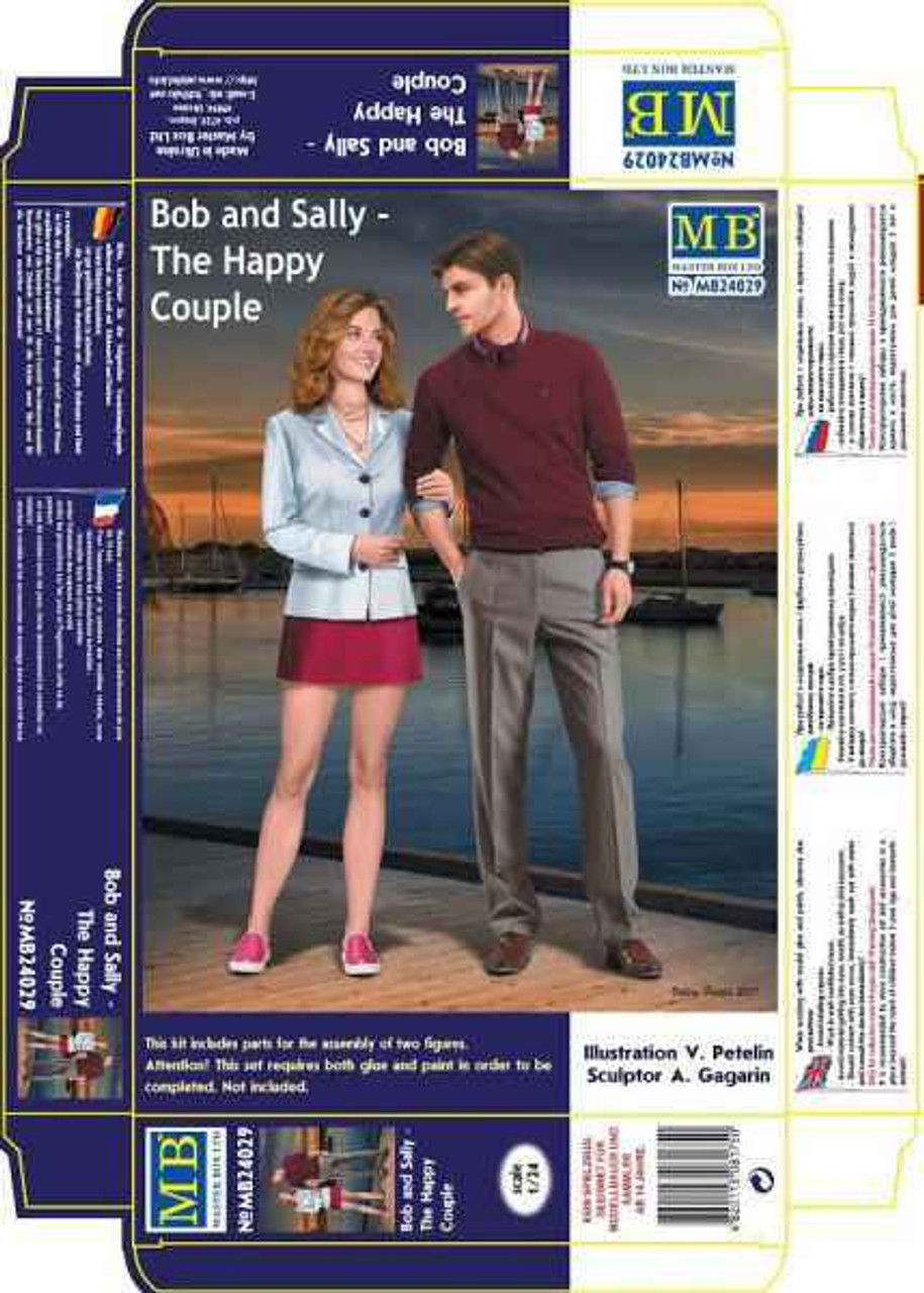 MBL24029 1/24 Master Box Bob and Sally The Happy Couple 24029 MMD Squadron