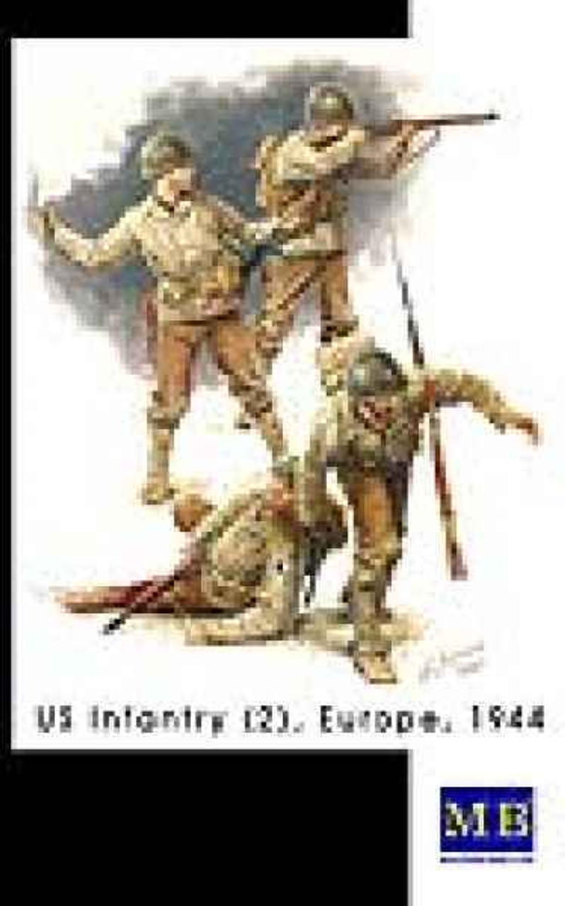 MBL03521 1/35 Master Box US Infantry July 1944 x4 3521 MMD Squadron