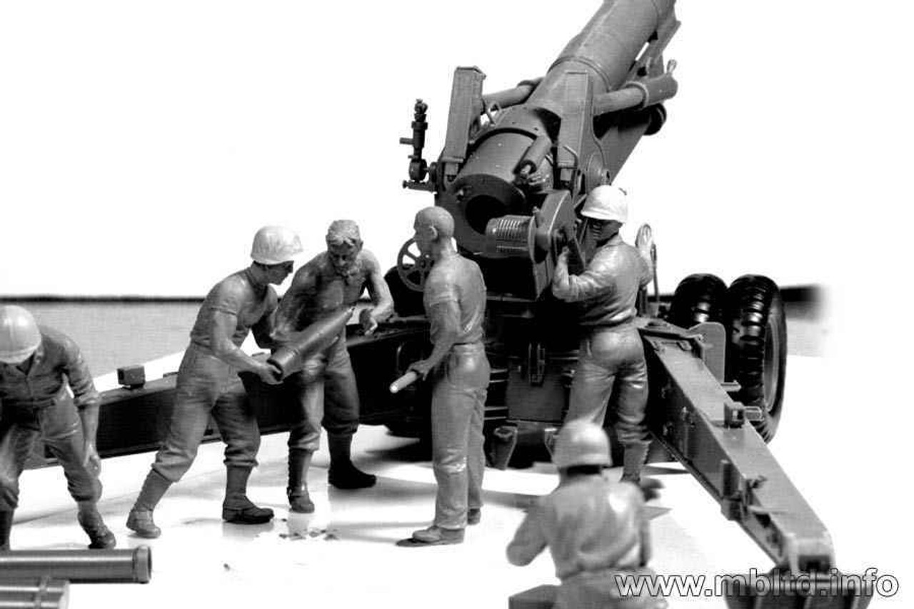 MBL03577 1/35 Master Box WWII US Artillery Crew x6 3577 MMD Squadron