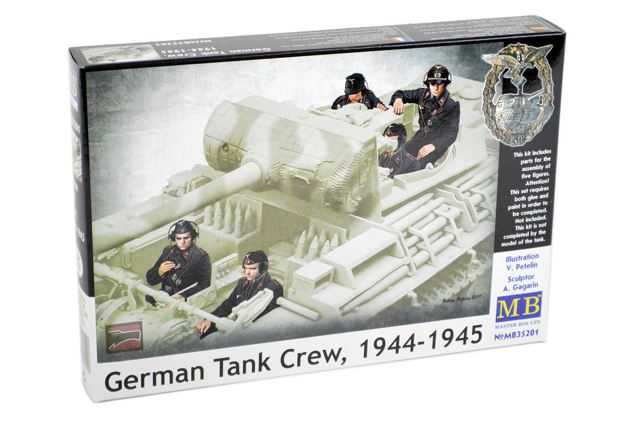 1/35 Master Box German Tank Crew Riders 1944-1945 Plastic Model