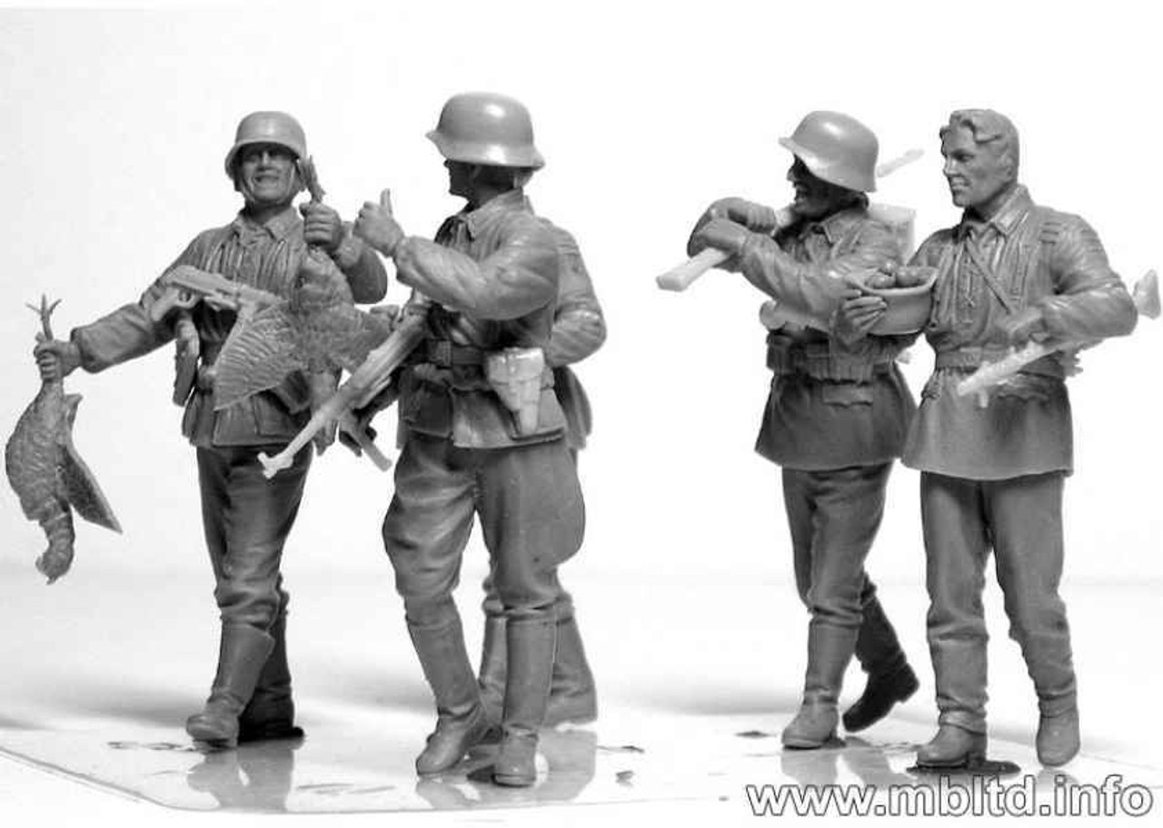 MBL03583 1/35 Master Box WWII German Elite Infantry Eastern Front x5 MMD Squadron