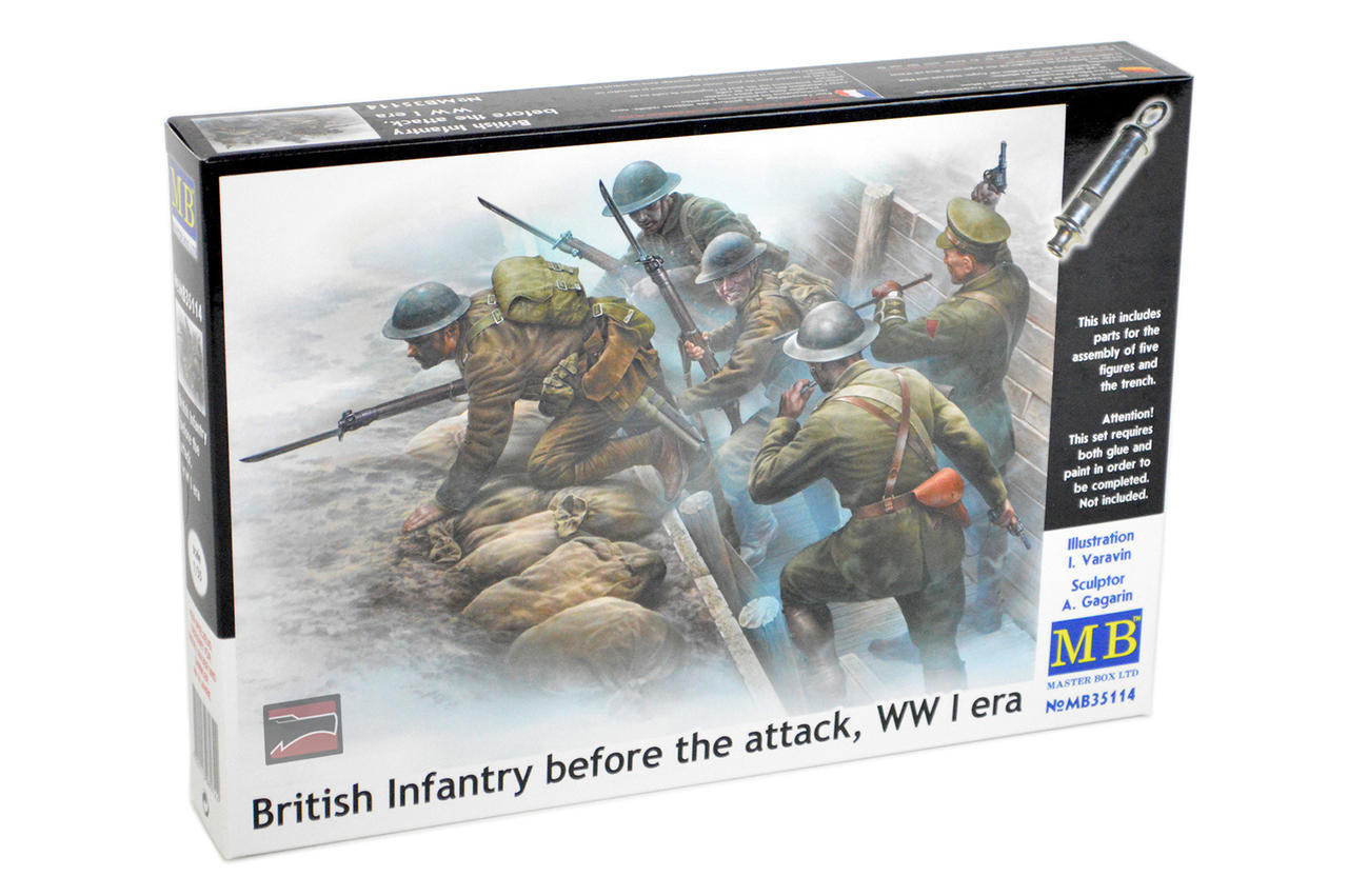 1/35 Master Box British Infantry Before the Attack WWI Era (5