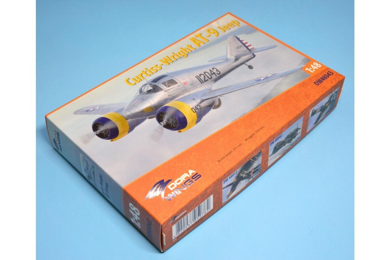 DOR48043 1/48 Dora Wings Curtiss Wright AT9 Jeep Advanced Trainer Aircraft MMD Squadron