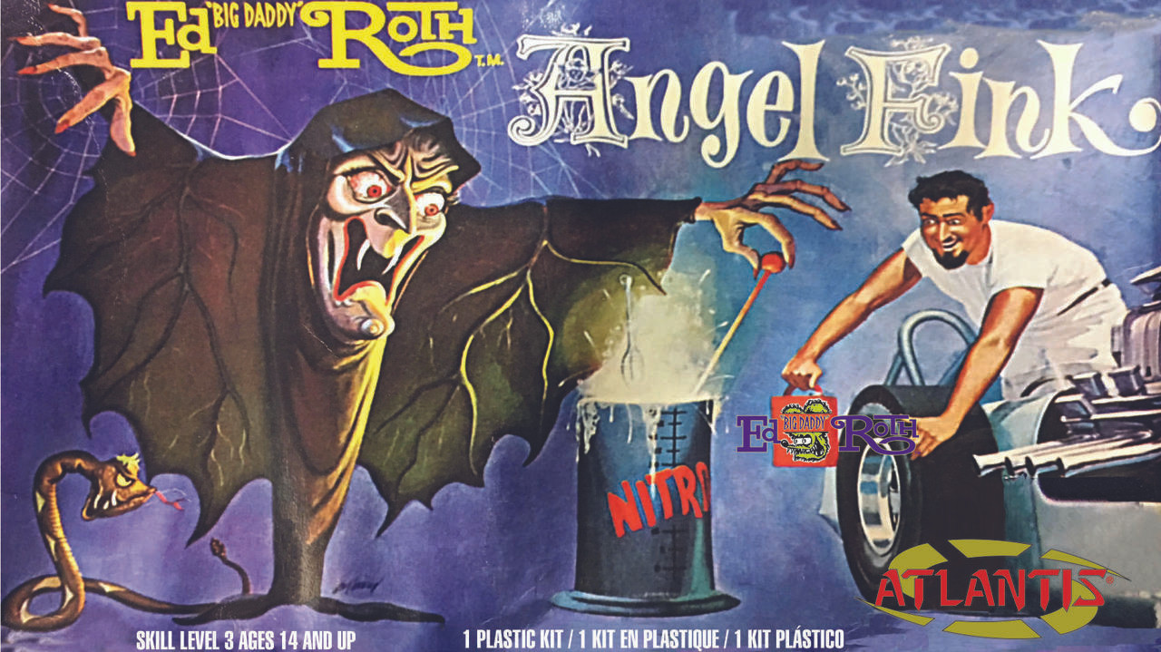 Atlantis Models Ed Big Daddy Roth Angel Fink Witch Plastic