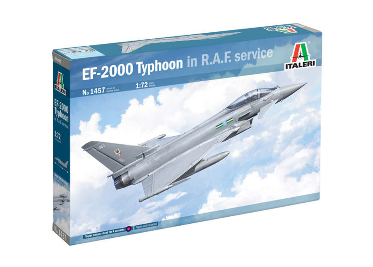ITL551457 1/72 Italeri EF-2000 Typhoon in RAF Service Plastic Model Kit 1457 MMD Squadron
