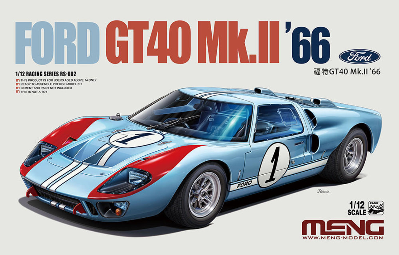 ☆1/12 Ford GT40 MkII Le Mans 1966 Winner - ミニカー