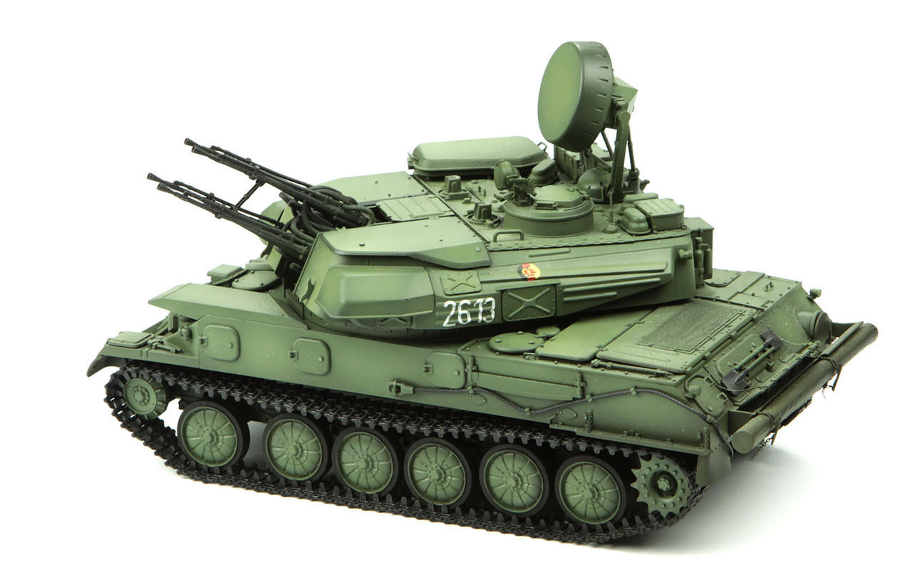 Zvezda 1:35 Scale Soviet ZSU-23-4M Shilka Anti-Aircraft Gun Model