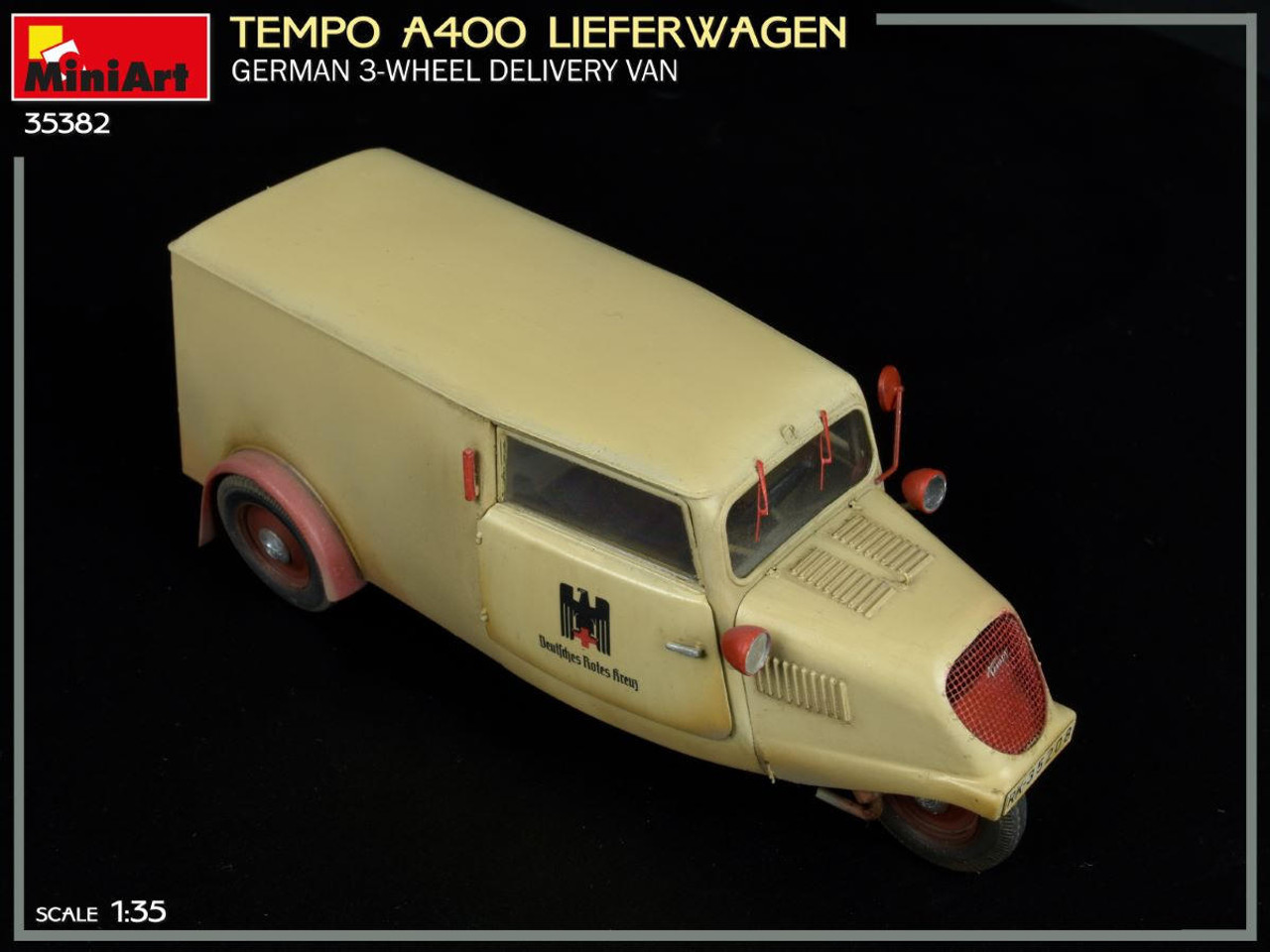 1/35 Miniart Tempo A400 Lieferewagen German 3-Wheel Delivery Van
