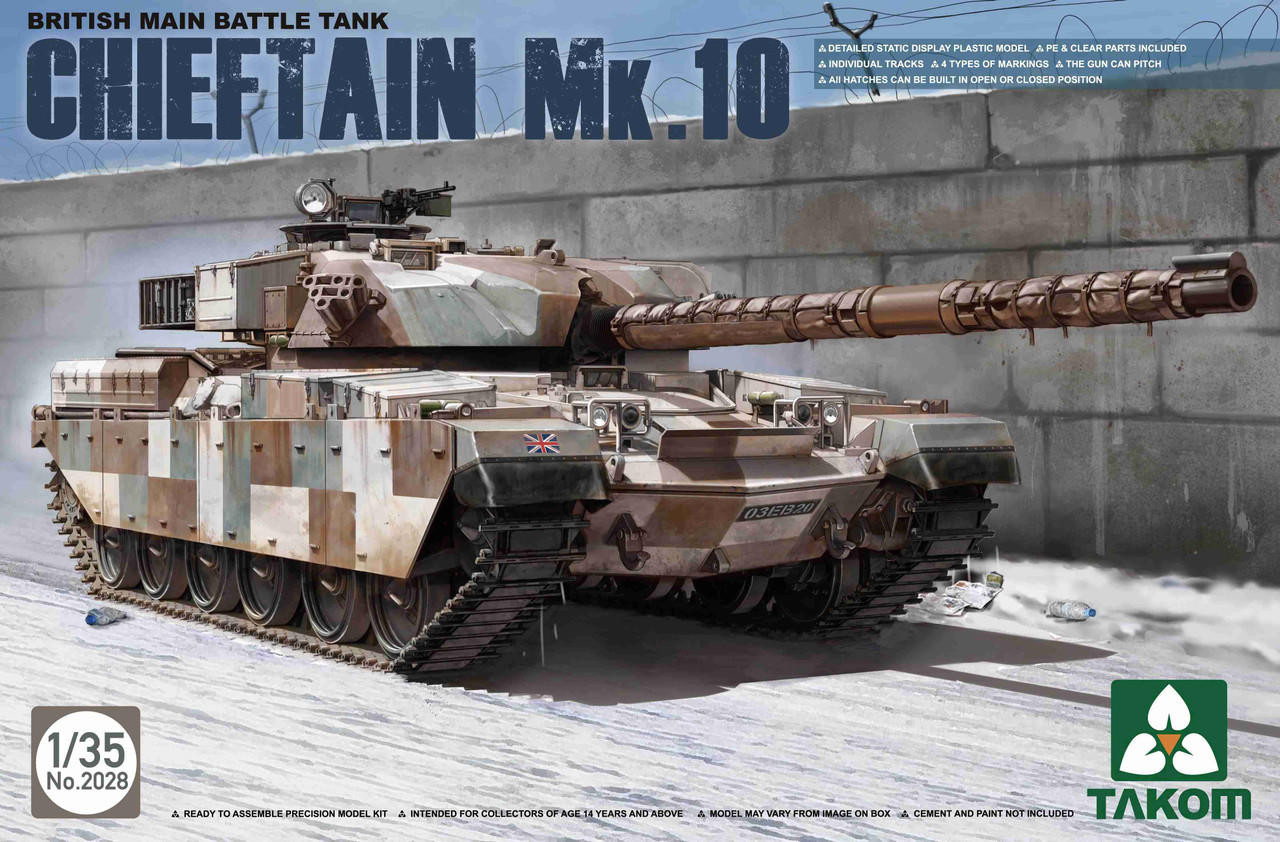 1/35 Takom British Chieftain Mk10 Main Battle Tank - Squadron.com 1/35 Takom British Chieftain Mk10 Main Battle Tank - Squadron.com