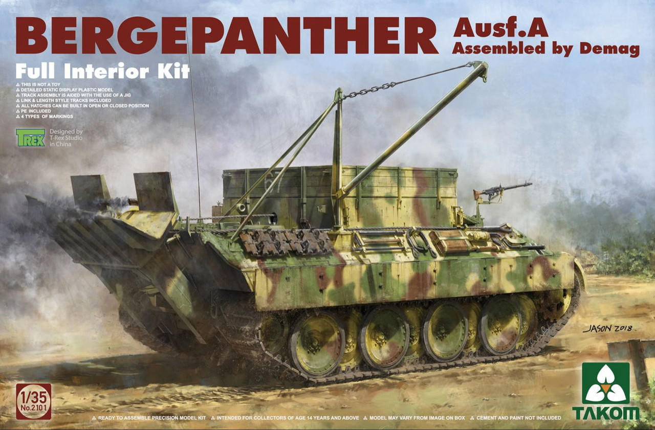 TAKOM パンサーD フルインテリアモデル1/35 パンター D型 Sd.Kfz.171 前期/中期型 w/フルインテリア 2 in 1