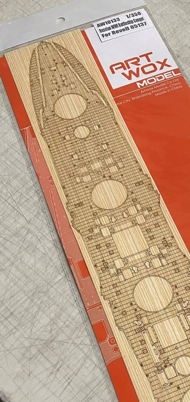 1/350 Artwox Russian WWI Battleship Gangut Wood Deck - Squadron.com