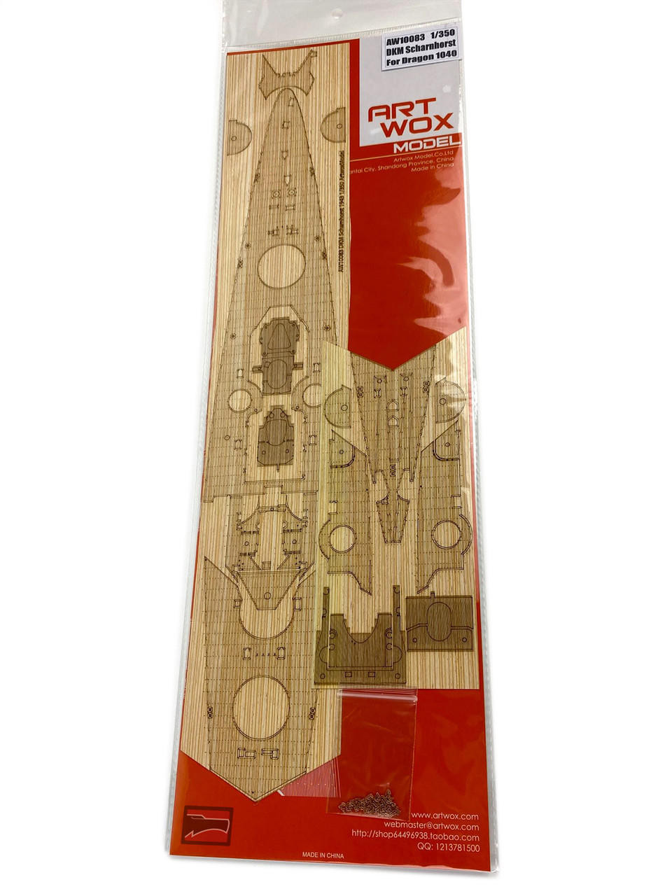 1/350 Artwox DKM Scharnhorst Wood Deck (DML) - Squadron.com