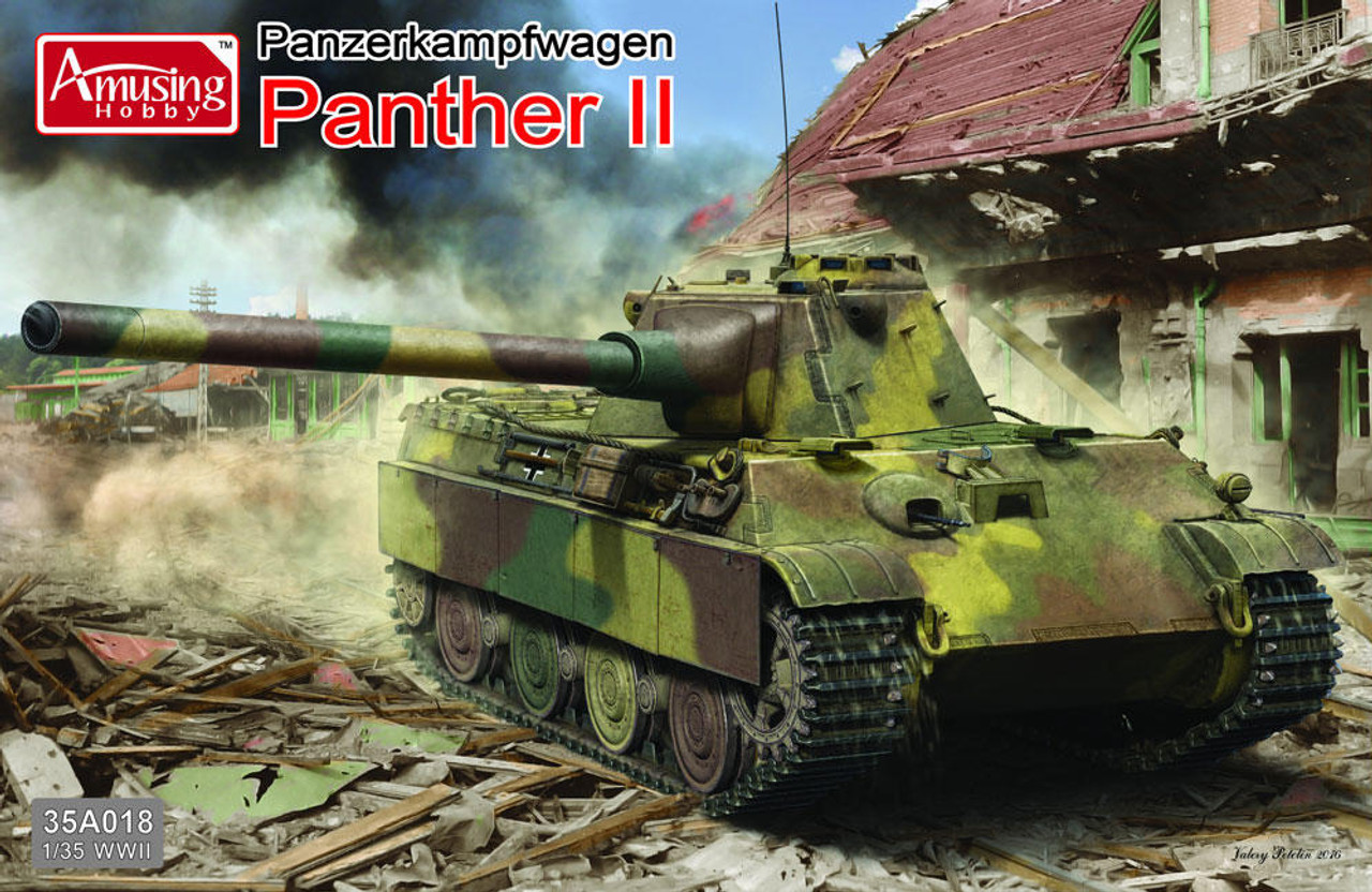 AMU35A018 1/35 Amusing Hobby PzKpfw Panther II MMD Squadron
