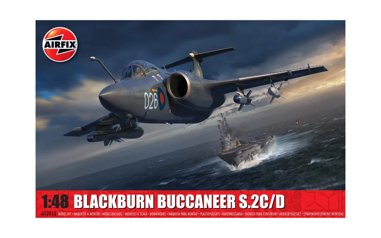 1/48 Blackburn Buccaneer S2 Strike Aircraft Plastic Model Kit