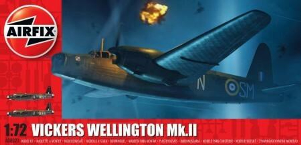 AIR8021 1/72 Airfix Vickers Wellington Mk II Bomber MMD Squadron