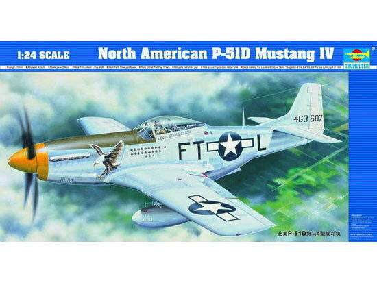 1/24 Trumpeter North American P-51D Mustang Plastic Model Kit
