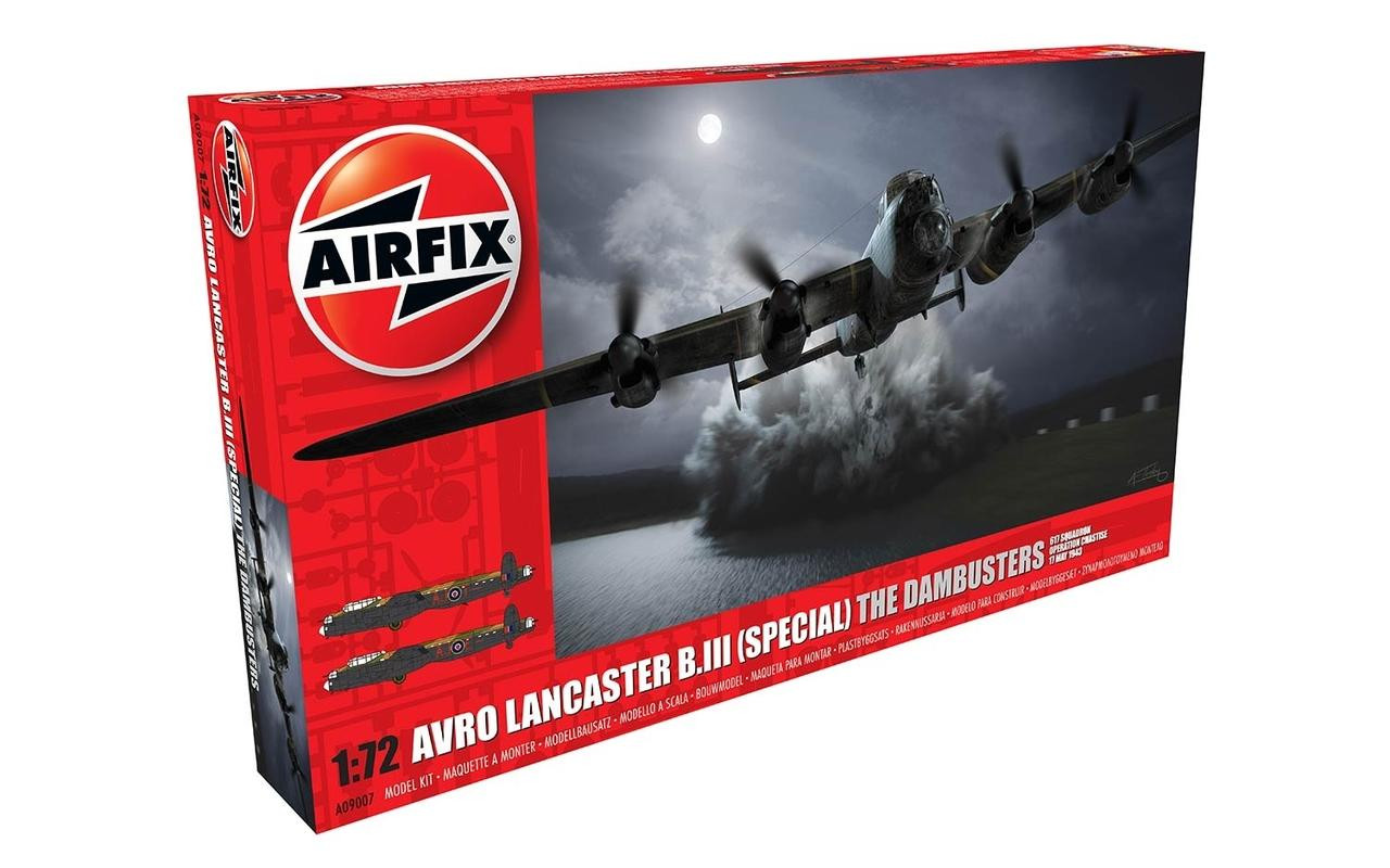 AIR9007 1/72 Airfix Avro Lancaster BIII Special The Dambusters Bomber MMD Squadron
