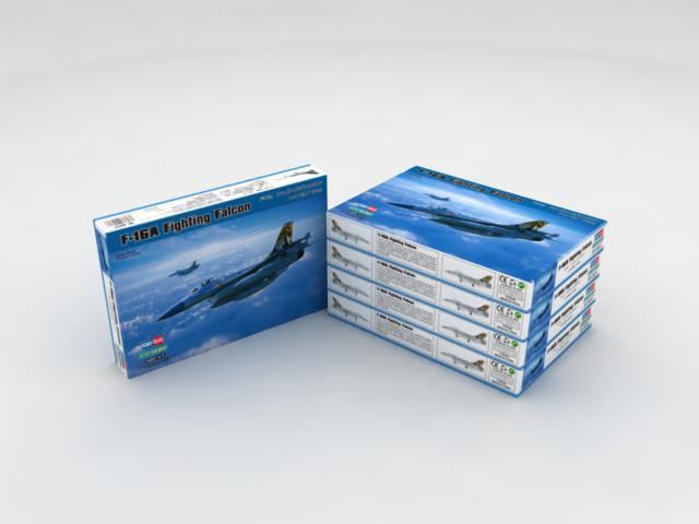 Kit De Modélisme Hobbyboss 1:72 F-16A Fighting Falcon - Avion De Chasse à Monter Et Peindre