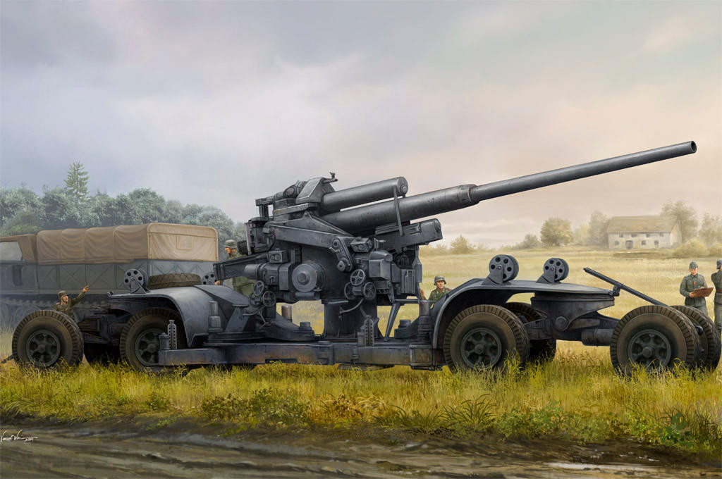 1/35 Hobby Boss German 12.8cm FLAK 40 - HY84545 - Squadron.com