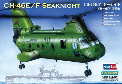 1/72 Hobby Boss American CH-46F Sea Knight - HY87223 - Squadron.com