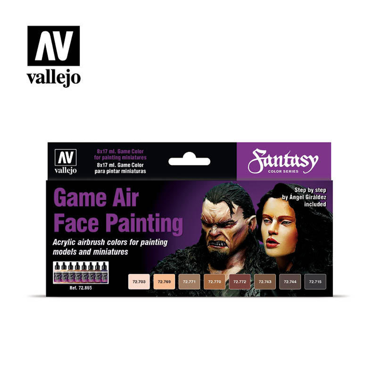 Vallejo Paint 17ml Bottle Face Painting (Male & Female) Game Air