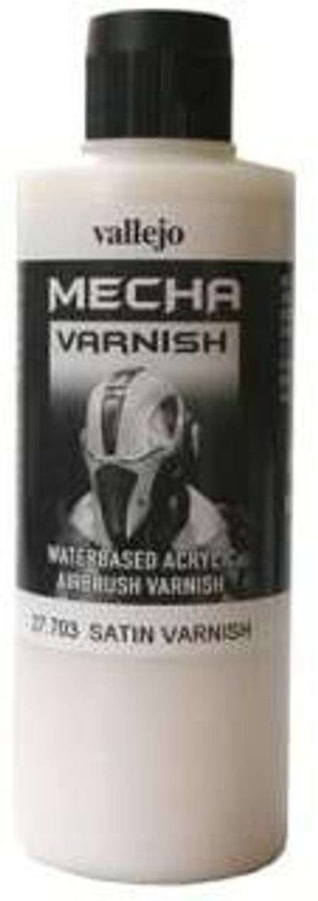  Vallejo Mecha Satin Varnish 200ml Painting Accessories